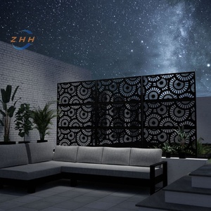 Diseño Art Deco <span class=keywords><strong>Pantalla</strong></span> interior y divisor de habitación Técnica de panel de metal de privacidad - Product Image 4