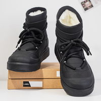 Chaussures d'hiver rétro pour hommes, mocassins à plateforme à lacets, dessus en cuir de vache véritable, maille respirante, coussin antidérapant, augmentant la taille