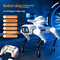 Robot électronique intelligent avec capteur de geste, contrôle par application, fonction parlante, chien éducatif IA, jouet technologique pour enfants