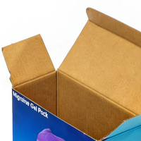 Boîte en carton ondulé à double prise, emballage personnalisé pour les produits de première nécessité, impression personnalisée, boîte de protection de l'environnement, vente en gros