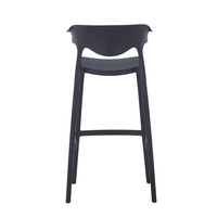 Tabourets de bar en plastique de haute qualité pour l'extérieur, empilables, pour restaurants, bars, cuisines, cafés