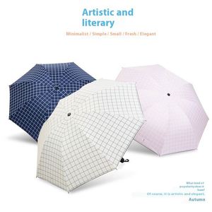 Sombrilla Plegable Coreana de 8 Varillas, Compacta y Portátil para Exteriores, Estilo Casual, Control Manual, Protección Solar, Venta al Por Mayor - Product Image 2