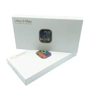 Hochwertige Smartwatch Ultra 9 Max 2,1 Zoll AMOLED Compass Ip68 Wasserdichte relogio montre reloj inteli gente Smart Watch-Serie
