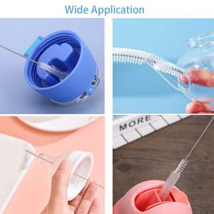 Brosse de nettoyage 3-en-1 pour couvercles de tasses et fentes, pour Stanley Cup 2025 – Nouveau kit multifonctionnel de brosses de nettoyage pour pailles et couvercles de tasses - Product Image 2