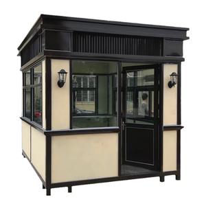 Vente en gros et personnalisation : Cabine de sécurité mobile en structure acier moderne, Pavillon de sécurité, Villa conteneur extensible, pour centres commerciaux - Product Image 1