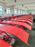 Chine 450kg/1000Lbs pont élévateur de plate-forme de moto pneumatique rampe élévatrice de moto utilisée