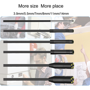 Cámara endoscópica de inspección de 5 millones de píxeles con enfoque automático, minicámara Industrial de tubería de 14 mm para uso en interiores y exteriores, Sensor CMOS - Product Image 5