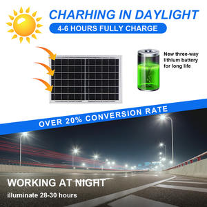 KCD 30000 التجويف الذكية انقسام ببساطة في الهواء الطلق جديد لعبة مجسمة الجهد المنخفض حديقة إضاءة للشارع بالطاقة الشمسية مع 30 واط led - Product Image 5