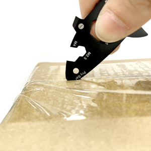 13-in-1 thép không gỉ cá mập mở túi Chất lượng cao đa chức năng công cụ Keychain dao & công cụ - Product Image 6