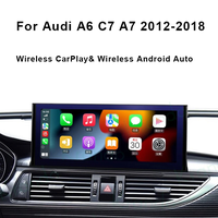 Reproductor de DVD multimedia para coche con navegación estéreo automática Android 13 DE 12,3 pulgadas y 8 núcleos para Audi A6L A6 C7 A7 2012-2018 tablero de radio