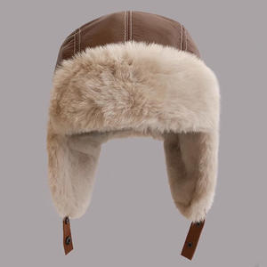 Otoño Invierno Retro Aviator Hat para hombres mujeres Corea del Sur estilo Lei Feng ciclismo esquí protección auditiva para bebés - Product Image 2