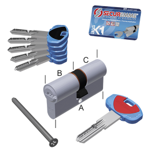 Securemme 'evo k1' รูปทรงกระบอก90มม. (25 + 10 + 55) - Product Image 1