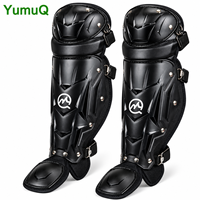 Protège-jambes professionnels YumuQ en PE pour baseball et softball, protection double genou, tibia et pied, OEM ODM