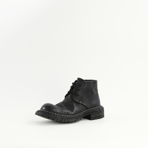 Bottes à lacets pour hommes en cuir de cheval véritable, style japonais, faites à la main, rétro, respirantes, effet vieilli, accessoire pour la saison hivernale - Product Image 2