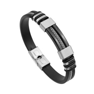 2026 Hot Selling Simple Popular Design Glossy Geometric <b>Chain</b> Bracelet Punk <b>Titanium</b> Steel Men's Bracelets Trendy Jewelry - Product Image 6
