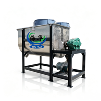 Mélangeur horizontal automatique à haute efficacité et à économie d'énergie - Capacité de 500 kg - Moteur 220/380V - Multifonctionnel pour produits chimiques et alimentaires