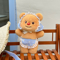 Peluche Ours Mignon de 24 cm, Cadeau d'Anniversaire, Cadeau pour Couple, Cadeau de Fêtes, Jouet pour Machine à Pinces, Jouet Apaisant pour Enfants, Ornement