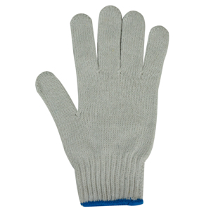 ถุงมือกันบาดแบบมีข้อมือป้องกัน ราคาประหยัด สีขาวธรรมชาติ น้ำหนัก 450-1000 กรัม/โหล ทนทานต่อการสึกหรอ ผลิตจากผ้า CVC 80% คอตตอน + 20% โพลีเอสเตอร์ ระบายอากาศได้ดี - Product Image 1