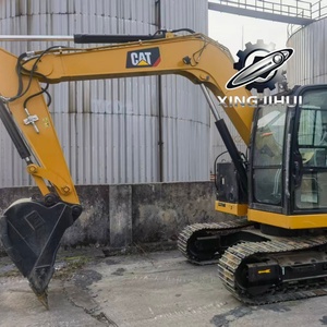 Excavatrice Caterpillar 307.5 d'occasion, marque japonaise d'origine, 7,5 tonnes, petite taille, chenilles en caoutchouc, excavatrices de grande taille. - Product Image 5