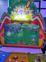 Machine de tir en métal à monnayeur avec garantie d'un an - Jeu de pousse-monnaie amusant de coupe de fruits pour utilisation en arcade