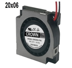 Crown 2510 BladelessT1 DC Duct Axial <b>Fan</b> with Ball Bearing Electric Power OEM Customizable Plastic Construction - Product Image 5