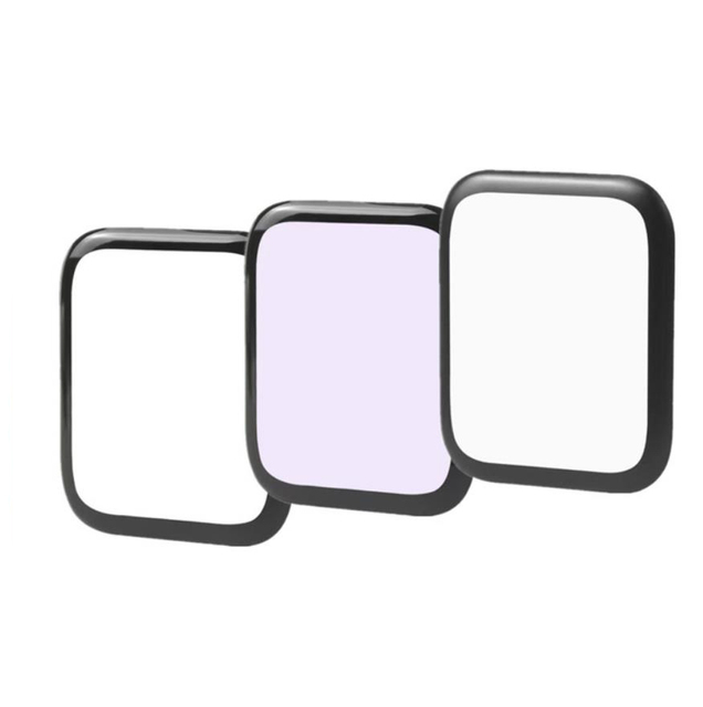 Anti Blue Purple / Matte PMMA Full Cover Screen Protector for apple Watch 5 6 7 41mm 45mm 44mm 42mm 40mm 38mm Screen Protector