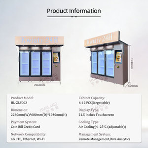Distributeur Automatique de Fleurs à Prix d'Usine, Fraîcheur Longue Durée, Économe en Énergie, Réglage 4-25°C, Distributeur de Fleurs à 8 Compartiments - Product Image 6