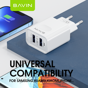 BAVIN PC255Y <strong>Factory</strong> Outlet Direct Selling 10.5W 12W Dual Port 5V/2.1A 2.4A Adaptor Dc Wall <strong>Charger</strong> - Product Image 3