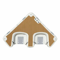 Plateforme flottante gonflable double foil pour jet ski et bateau hydrofoil