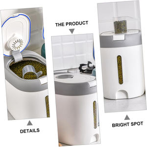 กล่องเก็บข้าวขนาดใหญ่ 5/10 กก. แบบกำหนดเอง OEM/ODM ดีไซน์ทันสมัย ป้องกันความชื้น ฝุ่น และแมลง สำหรับเก็บอาหารในครัว - Product Image 6