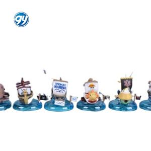 Set de 6 Piezas de Barcos de One Piece: Thousand Sunny, Going Merry, Barco de Barbablanca, Modelo de Barco de Anime Coleccionable, Escultura de PVC, Decoración de Escritorio, Venta al por Mayor - Product Image 5