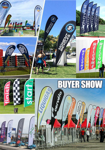 Nước chanh cửa hàng bãi biển cờ tùy chỉnh bay bãi biển cờ bãi biển Marshmallow thực phẩm lông cờ cho doanh nghiệp và quảng cáo biểu ngữ - Product Image 5