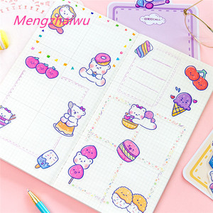 Forniture scolastiche per bambini articoli da regalo promozionali aziendali cartoon bear carta adesiva termica piccoli adesivi gonfi carini - Product Image 5