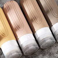 Kit de voyage en silicone portable pour l'extérieur, bouteille d'eau en silicone, 60 ml, 90 ml, 3 oz, flacon de voyage en silicone pour shampooing et cosmétiques