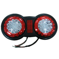 Luz Trasera LED Redonda de 24v para Camión y Remolque, Lámpara Trasera de 4 Pulgadas
