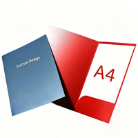 Carpeta de Presentación Personalizable de 9x12 Pulgadas A4/A5 con Logotipo en Lámina Dorada, Impresión a Todo Color, Portadocumentos para Oficina, Negocios y Comercio