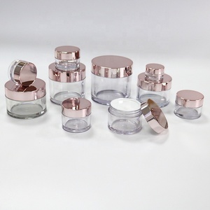 Bán Buôn 4Oz 8Oz Sang Trọng Rỗng OEM Mỹ Phẩm Container Mỹ Phẩm Bao Bì Nhựa Kem Jar Với Nắp Màu Hồng - Product Image 4