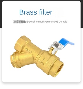Brass <b>Valve</b> Strainer Filter <b>Ball</b> <b>Valve</b> Female Thread for Water Natural Gas <b>Ball</b> <b>Valve</b> Plumbing Sanitary Water Price List Forged - Product Image 1