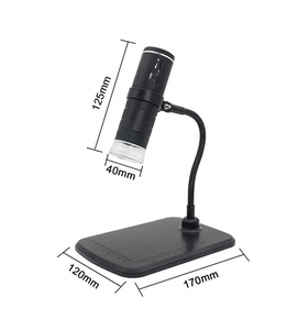 Microscopio <span class=keywords><strong>Digital</strong></span> WiFi HD1080P, 1000X, USB, 8 LED, lupa inalámbrica portátil, cámara electrónica para IPhone, iPad, PC, F210 - Product Image 2