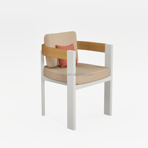 Sillón de Exterior de Alta Gama con Contorno Ergonómico, Estructura de Aluminio Resistente, Cojín de Esponja Gruesa, Ideal para Jardín o <span class=keywords><strong>Terraza</strong></span> - Product Image 5