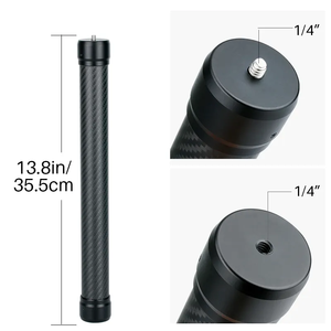 Mise à niveau du poteau d'extension de cardan en fibre de carbone poignée de poignée de barre 1/4 "tige universelle adaptée à DJI <span class=keywords><strong>Ronin</strong></span> <span class=keywords><strong>S</strong></span>/<span class=keywords><strong>Ronin</strong></span> <span class=keywords><strong>SC</strong></span> - Product Image 3