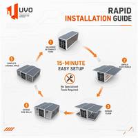 Maison conteneur extensible UVO 20FT, villa modulaire préfabriquée AS/NZS |   Villa Moderne de Luxe Pliable pour la Vie en Australie