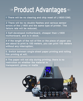 Mesin Printer UV A3 A4 Jual Langsung Pabrik, Printer Stiker Inkjet, Mesin Cetak Label Roll to Roll Dengan Roll Film