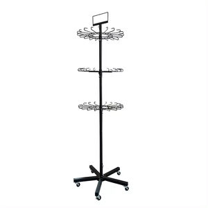 Xe Treo Trang Trí Hiển Thị Giá Mặt Dây Chuyền Hiển Thị Đứng 3 Tier Xoay Đứng Đối Với Trang Sức/Keyring/Vớ/Đồ Chơi - Product Image 1