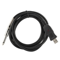 USB-Gitarrenkabel 6,5mm Gitarrenanschluss 3m Kupferleiter