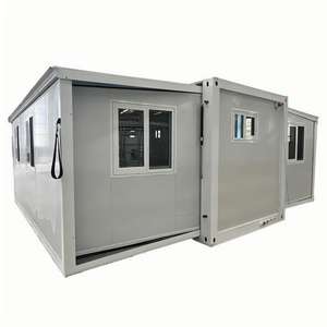 Luxus-Containerhaus 2-Schlafzimmer-Häuser Fertighäuser Stahl-Sandwichplatten erweiterbare Containerhäuser - Product Image 1