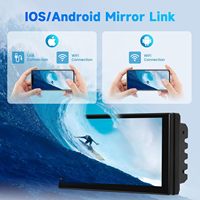 Radio Android 7 ''Écran tactile Voiture Stéréo Double Din Avec Bluetooth GPS Navigation Téléphone Miroir Lien FM Radio Caméra de recul