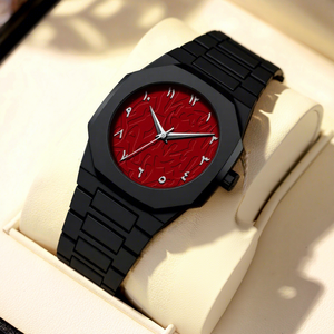 <span class=keywords><strong>Montre</strong></span> à quartz pour <span class=keywords><strong>homme</strong></span>, étanche, avec cadran en verre de 40 mm, bracelet en silicone, design sportif et élégant - Product Image 1