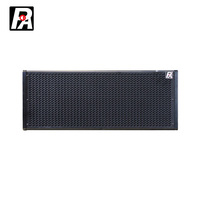 Sistema de Altavoces PA Profesional para Exteriores con Columna de Madera y Subwoofer Activo para Conciertos y Uso en Escenarios