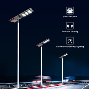 Farola <span class=keywords><strong>Solar</strong></span> LED <span class=keywords><strong>LUMIO</strong></span> Todo en Uno, IP65 Impermeable, Panel <span class=keywords><strong>Solar</strong></span> Monocristalino, Aluminio Fundido a Presión, 20W/30W/40W para Uso en Carreteras - Product Image 5
